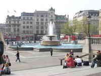London, April 13-15th 2007: Meeting Sun Lim. Trafalgar Square.