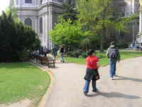 London, April 13-15th 2007: Meeting Sun Lim. St. Paul's Cathedral.