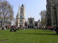 London, April 13-15th 2007: Meeting Sun Lim. Either part of Westminster Abbey or the Houses of Parliament.