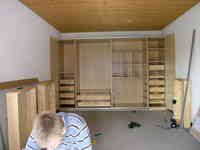October 4th 2008: Assembling the IKEA PAX wardrobe